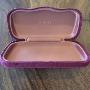 Gucci Sunglass Case (Hard) - Burgandy